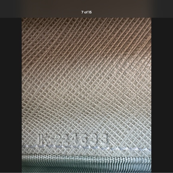 Salvatore Ferragamo Grey Gancini Saffiano Leather Clip Long Wallet W/COA - Picture 7 of 15